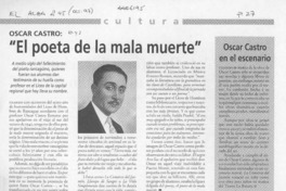 "El Poeta de la mala muerte"  [artículo].
