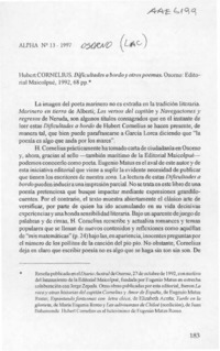 Dificultades a bordo y otros poemas  [artículo] Eduardo Barraza Jara.