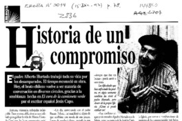 Historia de un compromiso  [artículo] Marcela Acuña Gómez.