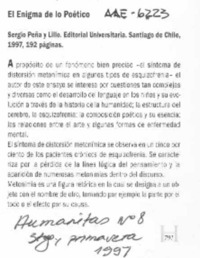 El enigma de lo poético  [artículo] Elena Vial.