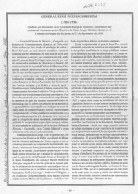 General René Peri Fagerström  [artículo] Sergio Martínez Baeza.