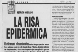 La risa epidérmica  [artículo] Roberto Merino.