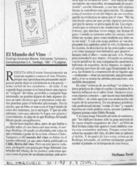 El mundo del vino  [artículo] Stefano Testi.
