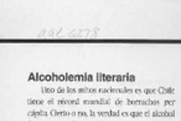 Alcoholemia literaria  [artículo] D. T.