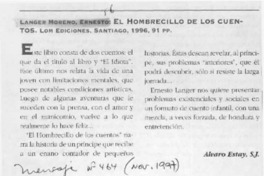 El hombrecillo de los cuentos  [artículo] Alvaro Estay, S. J.