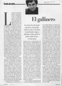 El gallinero  [artículo] Cristián Warnken.