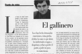 El gallinero  [artículo] Cristián Warnken.