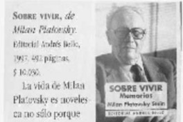 Sobre vivir  [artículo].