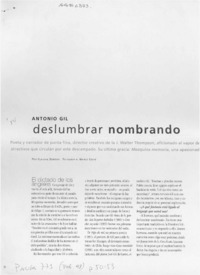 Deslumbrar nombrando  [artículo] Claudia Donoso.