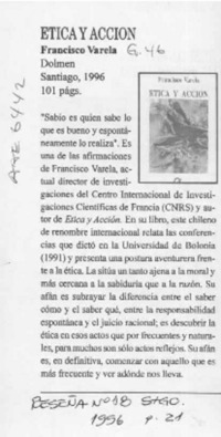 Etica y acción  [artículo].