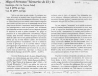 Memorias de él y yo  [artículo] E. J. A.