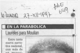 Laureles para Moulian  [artículo].