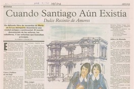 Cuando Santiago aún existía