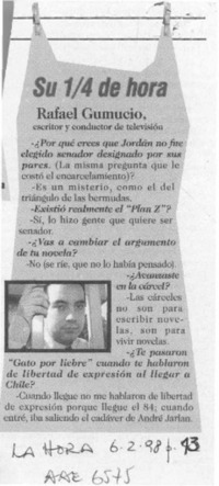 Su 14 de hora  [artículo].