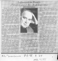 Lafourcade en francés