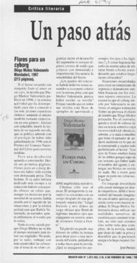 Un paso atrás  [artículo] José Promis.