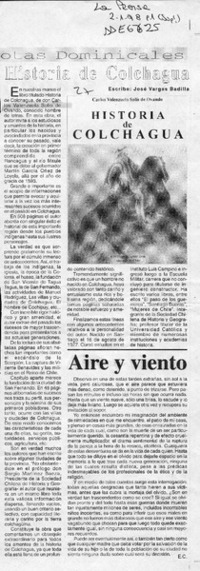 Historia de Colchagua