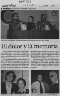 El Dolor y la memoria  [artículo].