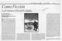 Como ficción, la crónica (des) olvidada