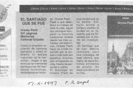 El Santiago que se fue  [artículo].