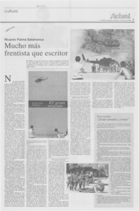 Mucha más frentista que escritor