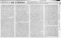 Crítica de libros