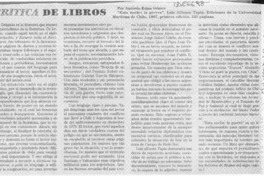 Crítica de libros