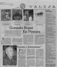 Gonzalo Rojas en pintura  [artículo].