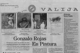 Gonzalo Rojas en pintura  [artículo].