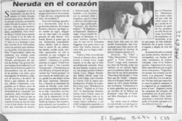 Neruda en el corazón