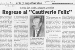 Regreso al "Cautiverio feliz"  [artículo].
