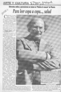 Para leer copa a copa --, salud  [artículo].