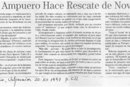 Roberto Ampuero hace rescate de novela negra  [artículo].