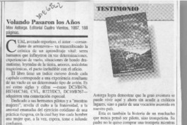Volando pasaron los años  [artículo] Virginia Vidal.