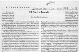 El Padre Arraño  [artículo] Luis Sánchez Latorre.