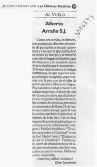 Alberto Arraño S. J.