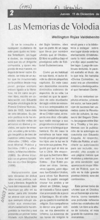 Las Memorias de Volodia