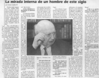 La mirada interna de un hombre de este siglo  [artículo] Denise Canelas W.