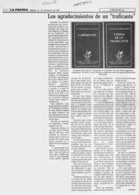 Los agradecimientos de un "traficante"