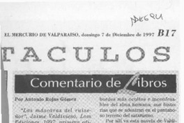 Comentario de libros  [artículo] Antonio Rojas Gómez.