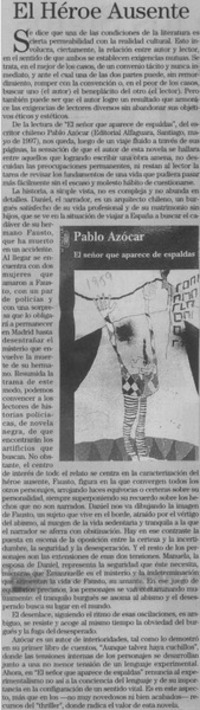 El Héroe ausente