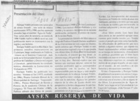 "Agua de nadie"  [artículo].