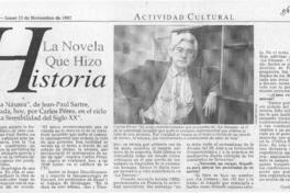 La novela que hizo historia  [artículo] Carolina Andonie Dracos.