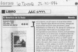 El beneficio de la duda  [artículo] Andrés Gómez B.