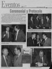 Ceremonial y protocolo  [artículo].