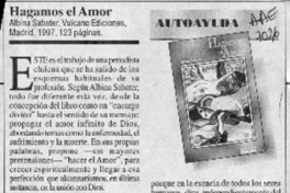 Hagamos el amor  [artículo] Jessica Atal.