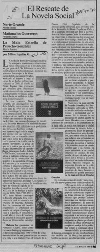 El rescate de la novela social  [artículo] Milton Aguilar G.