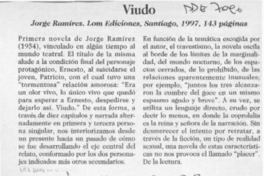 Viudo  [artículo] Eduardo Guerrero.