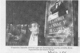 "No está nada mal que me hagan un homenaje"  [artículo].