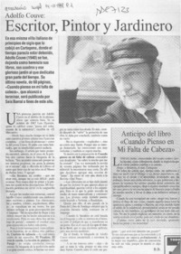 Escritor, pintor y jardinero  [artículo] B. B.